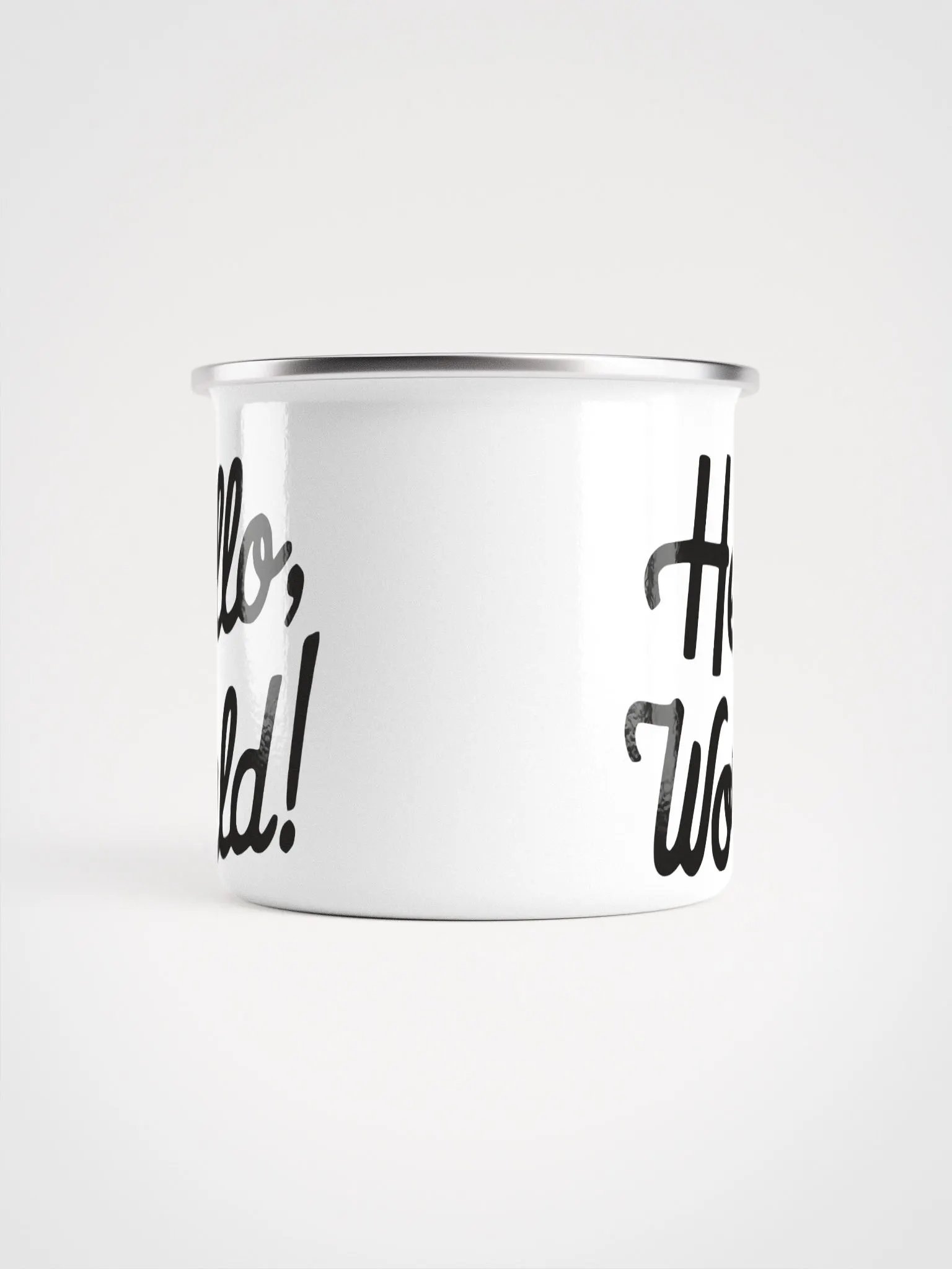 Hello World! Enamel Mug: A Coder's First Cheers product image (2)
