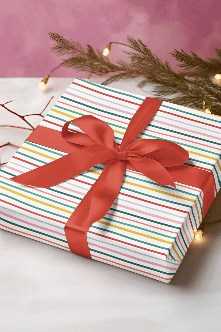 Candy Stripes Wrapping Paper product image (1)