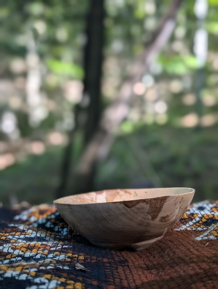 Medium Wood-turned Bowl product image (1)