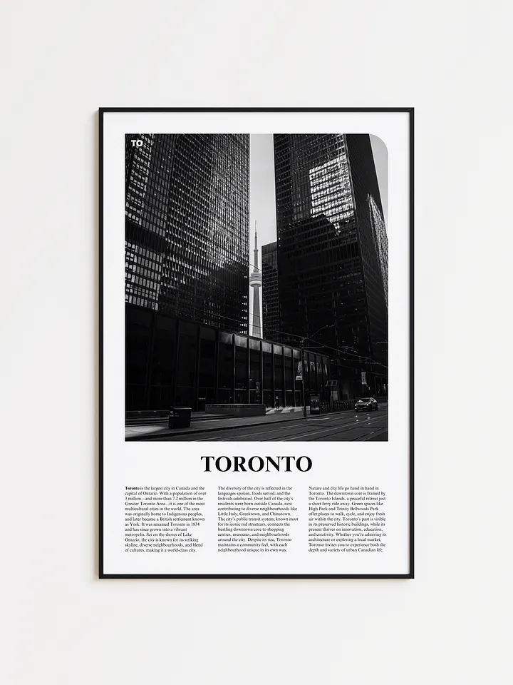 Toronto 05 Newspaper Poster product image (1)