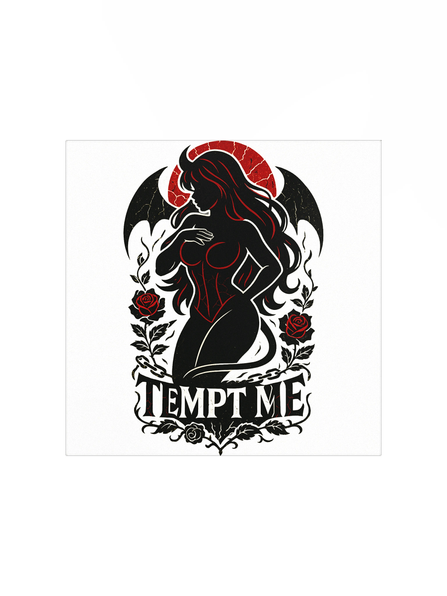 Tempt Me Devilish Silhouette Poster product image (5)