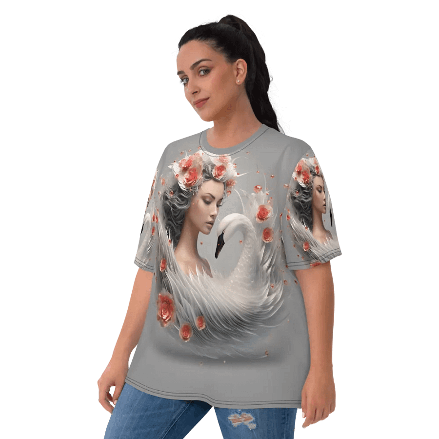 Swan Girl T shirt product image (7)
