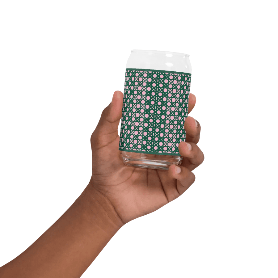 Verdant Garden Monogram A Can-Shaped Glass product image (12)