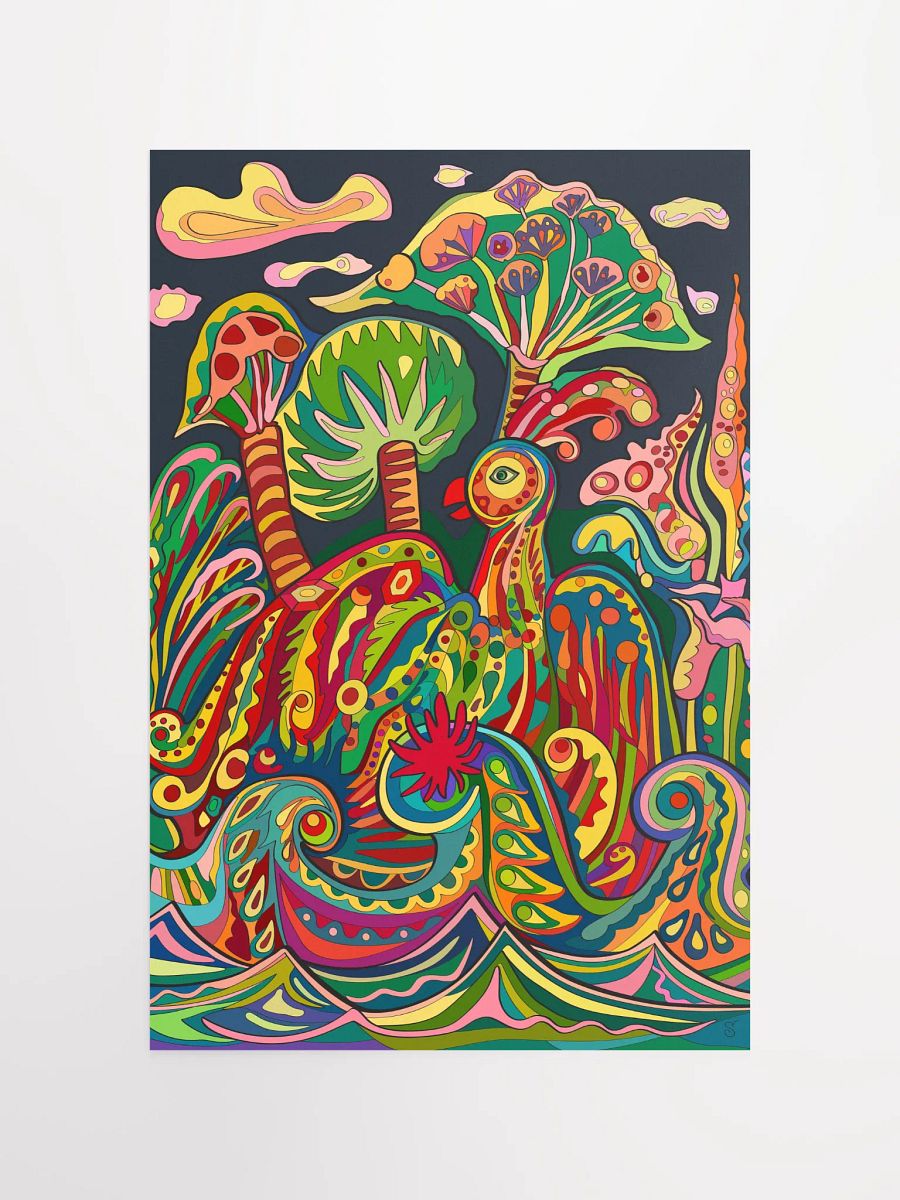 Vibrant Matte Paper Poster - Loro Park Bird product image (4)