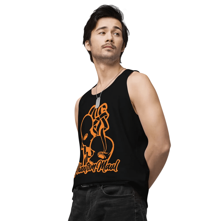 Orange Big Logo Men's Tank Top product image (18)