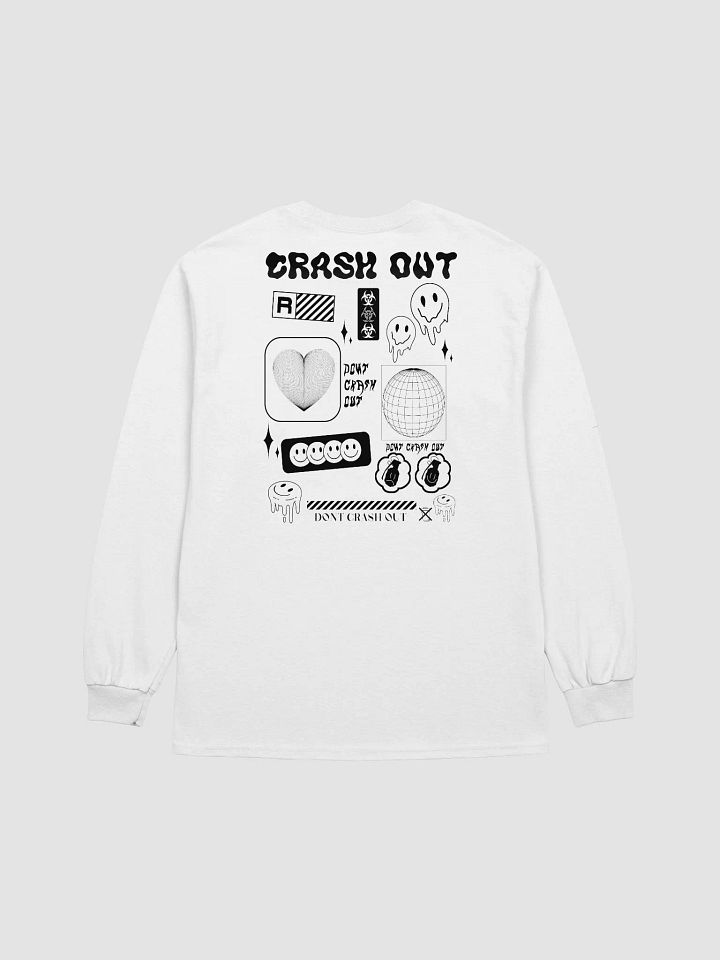 CRASH OUT LONG TEE (BLACK) product image (1)
