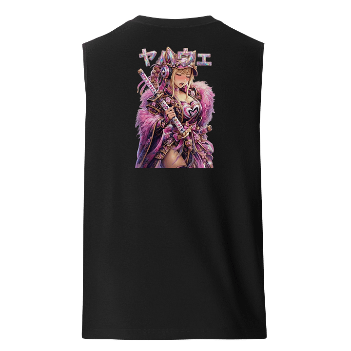 KawaiiKitten Essential Power White Muscle Tank product image (1)