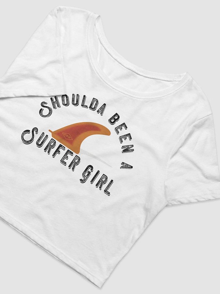Shoulda Been a Surfer Girl Bella Canvas Crop product image (2)