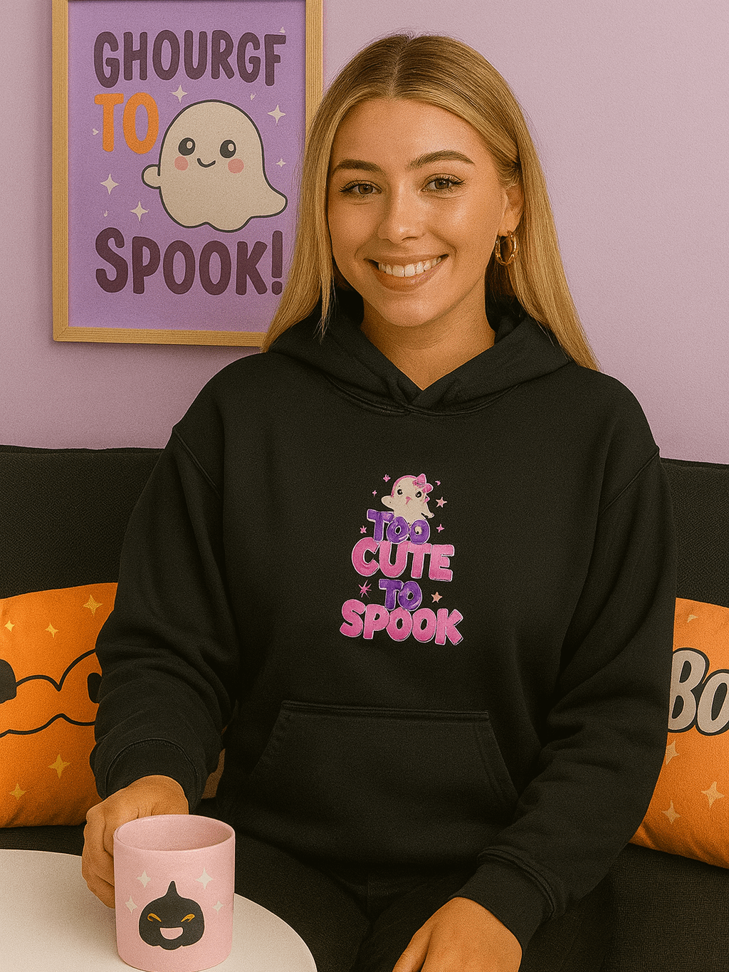 TOO CUTE TO SPOOK Hoodie product image (1)
