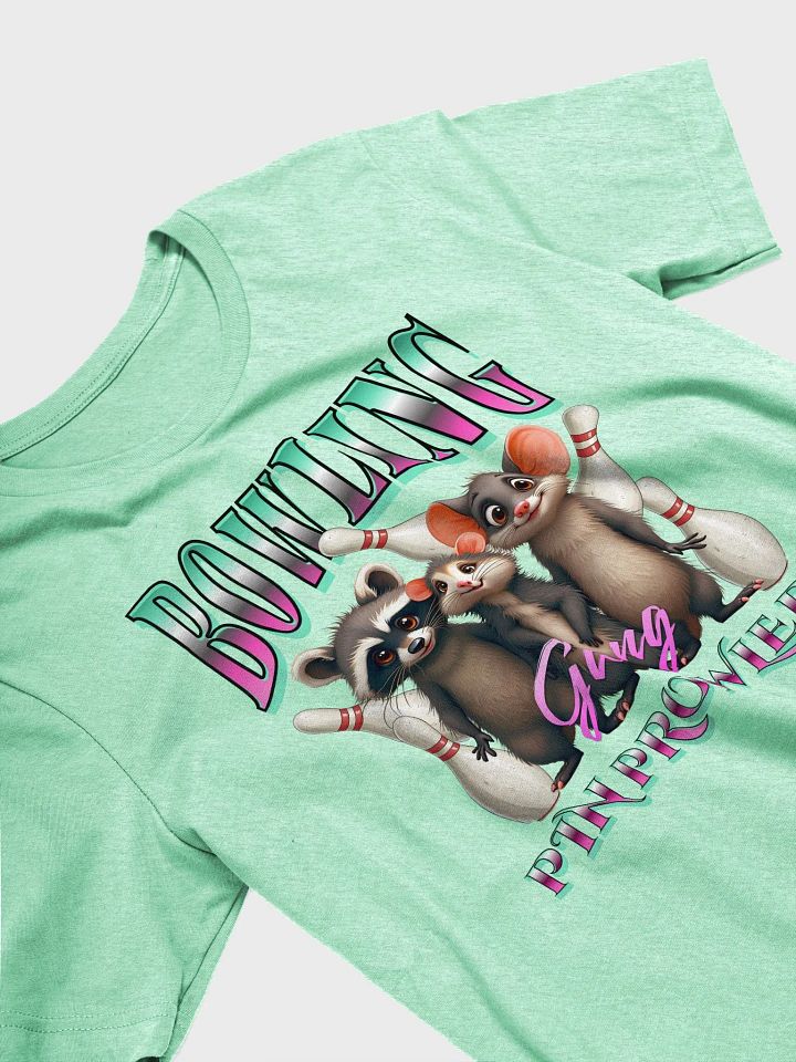 Bowling Gang Pin Prowlers Raccoon Comfort Supersoft T-Shirt product image (11)