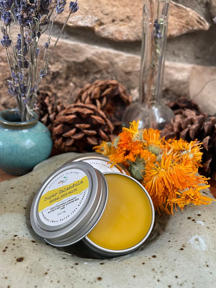 Super Calendula Salve, Triple Calendula Strength, Cold Pressed - Organic Ingredients product image (1)