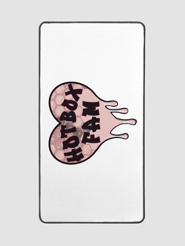 HOT BOX FAM PALE PINK HONEY COMB DESK MAT product image (2)