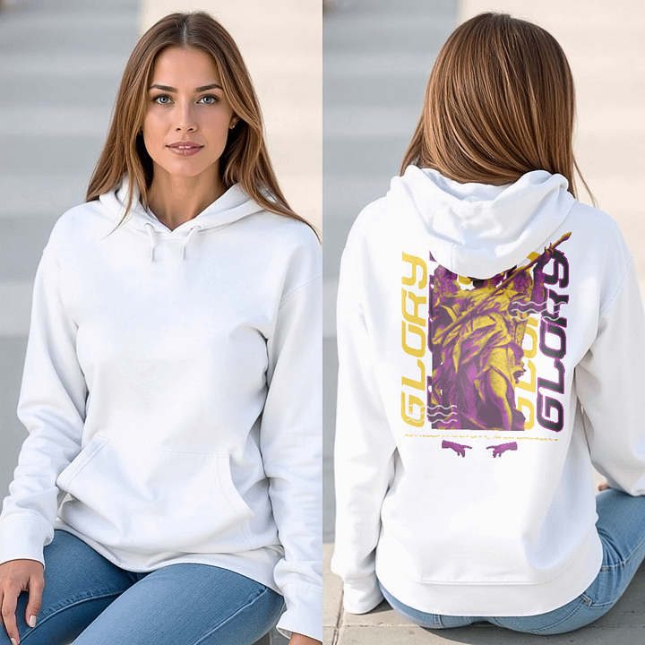Brutalism Streetwear Glory | Gildan Classic Unisex Hoodie product image (2)
