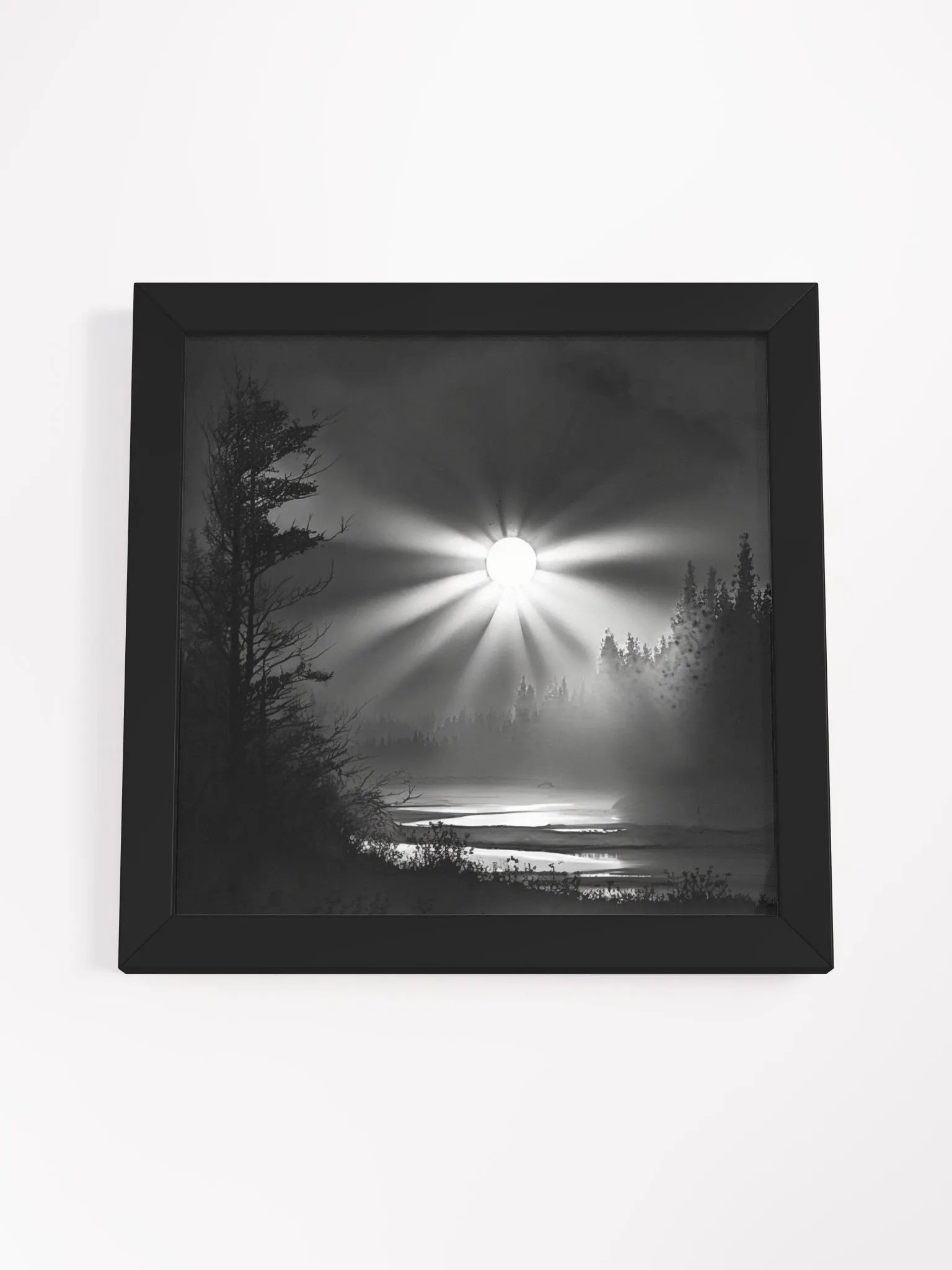 Dawn in Black & White Wall Art product image (3)