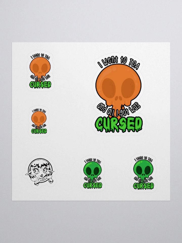 All I Got Was Cursed - Druid - Sticker Sheet product image (1)