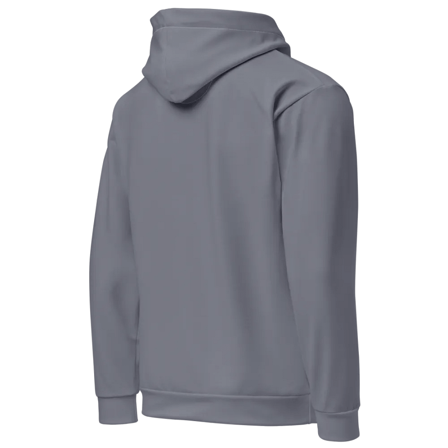 Plain Cool Medium Gray Light Summer Unisex Recycled Polyester Heavyweight Premium Hoodie by Treasure Pie product image (10)