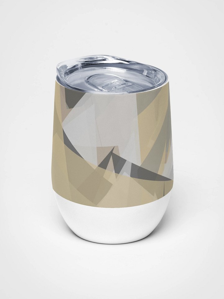 Geometric Elegance Wine Tumbler product image (1)