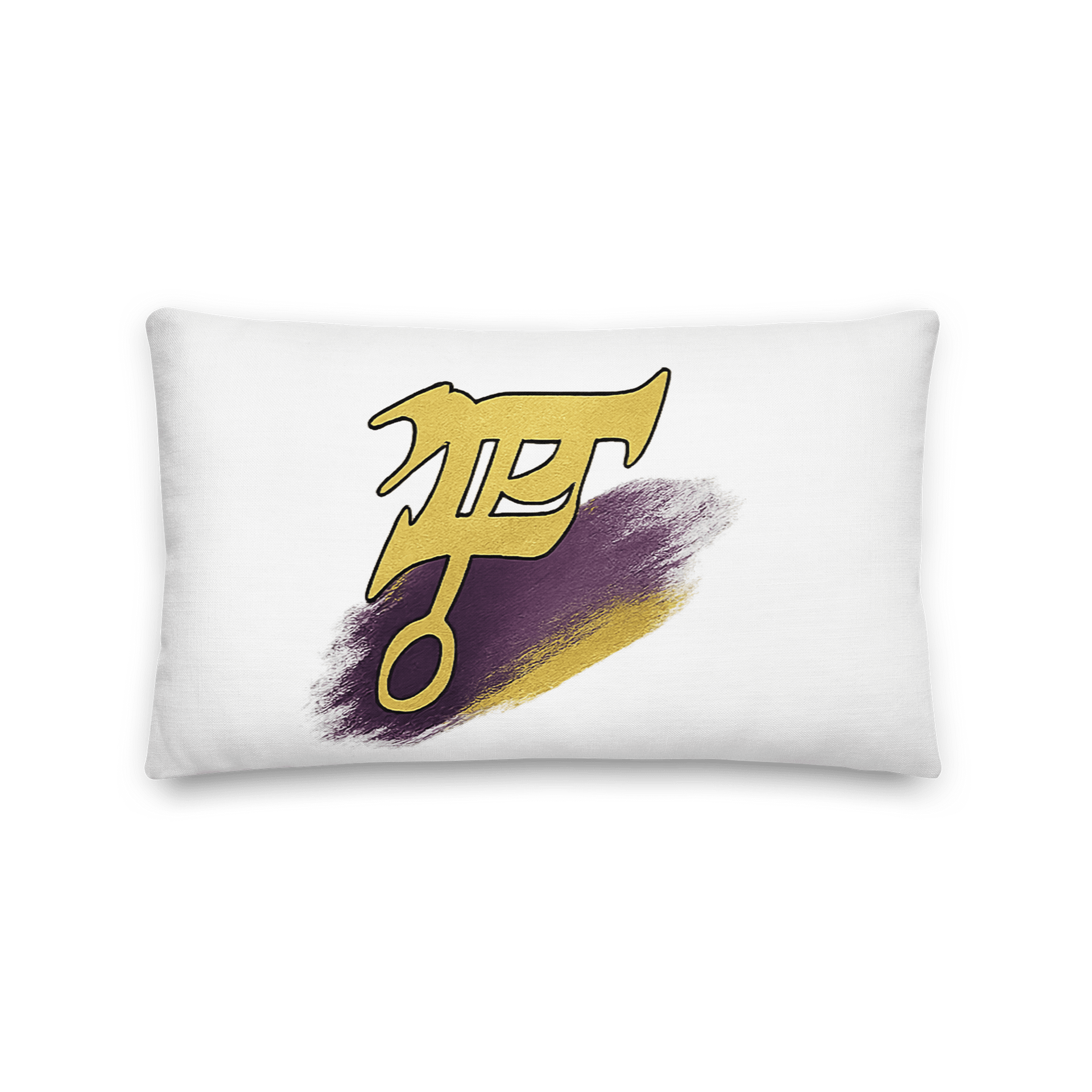 Golden logo pillow product image (1)