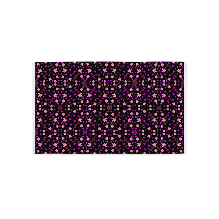 Hearts and Flowers Dark Pillow Case product image (5)