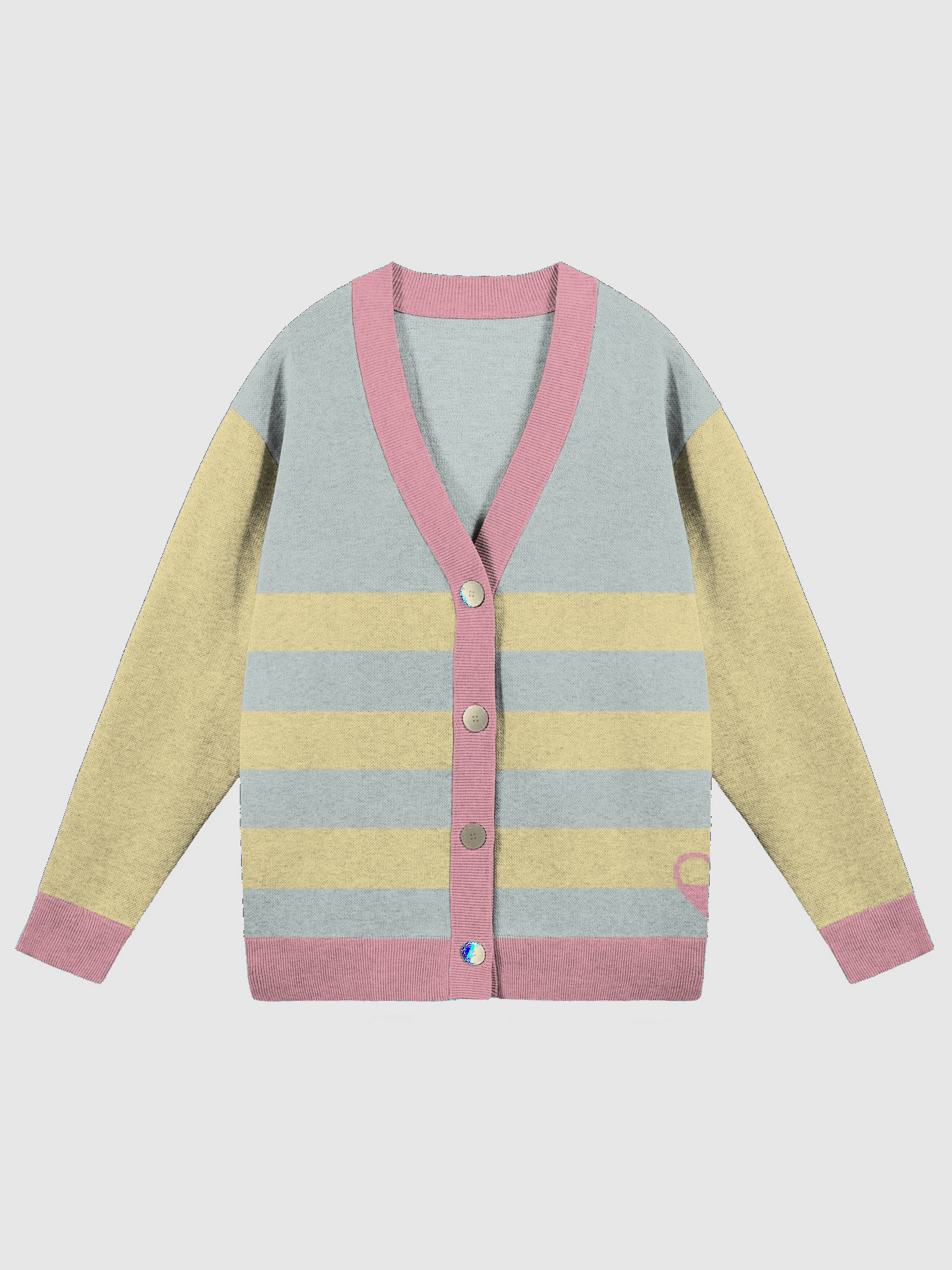 Cute Colorblock Cardigan product image (1)