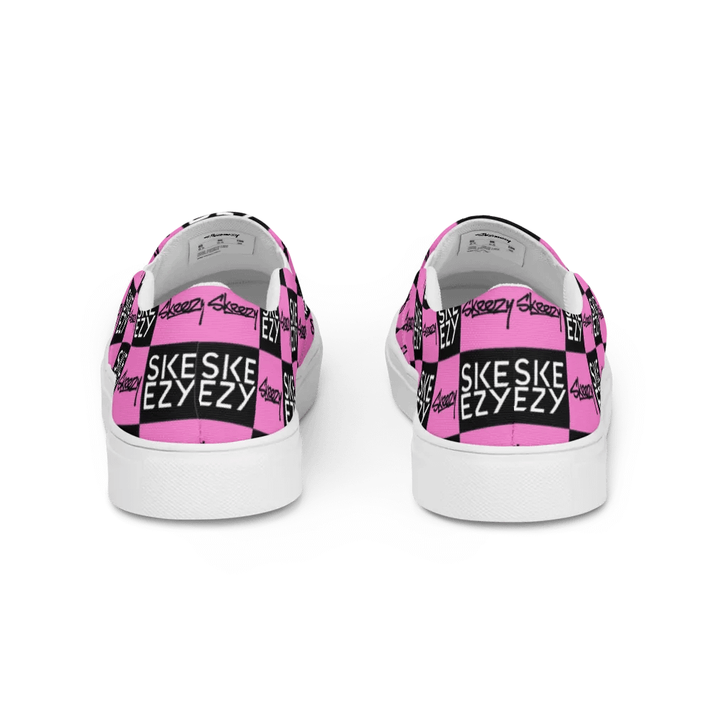Checkered Skeezy Slip-Ons (womens) BLK/PNK product image (3)