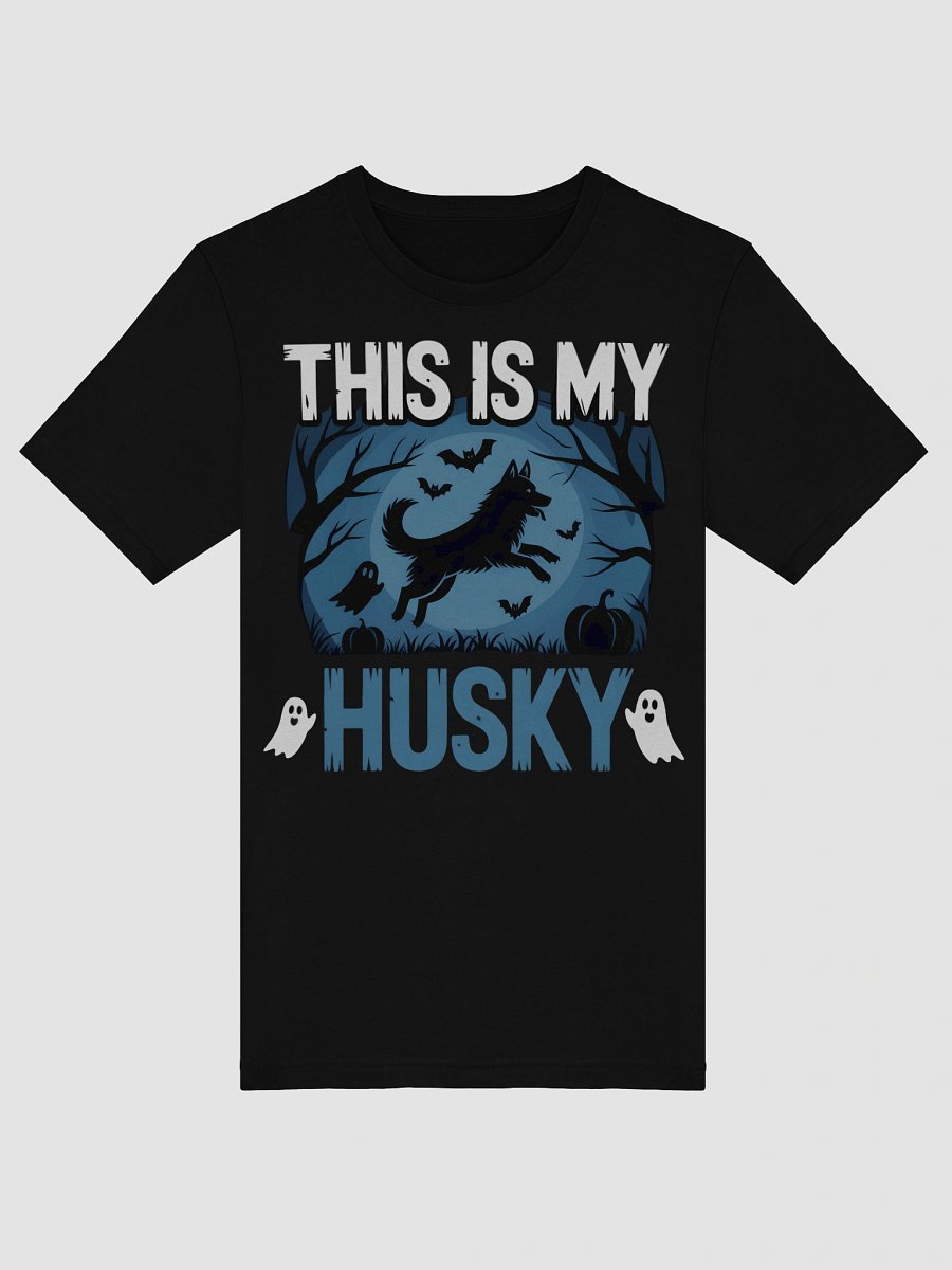 Halloween Husky Night Sky T-Shirt product image (5)
