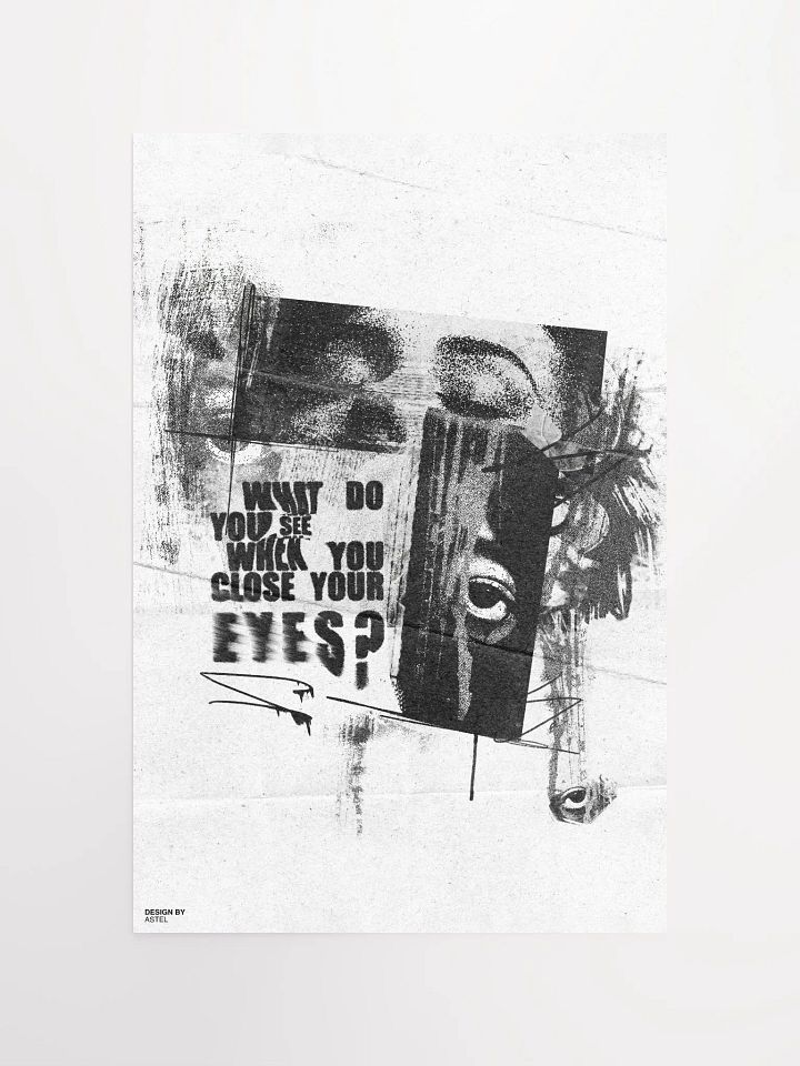 'WHAT DO YOU SEE?' Poster product image (1)
