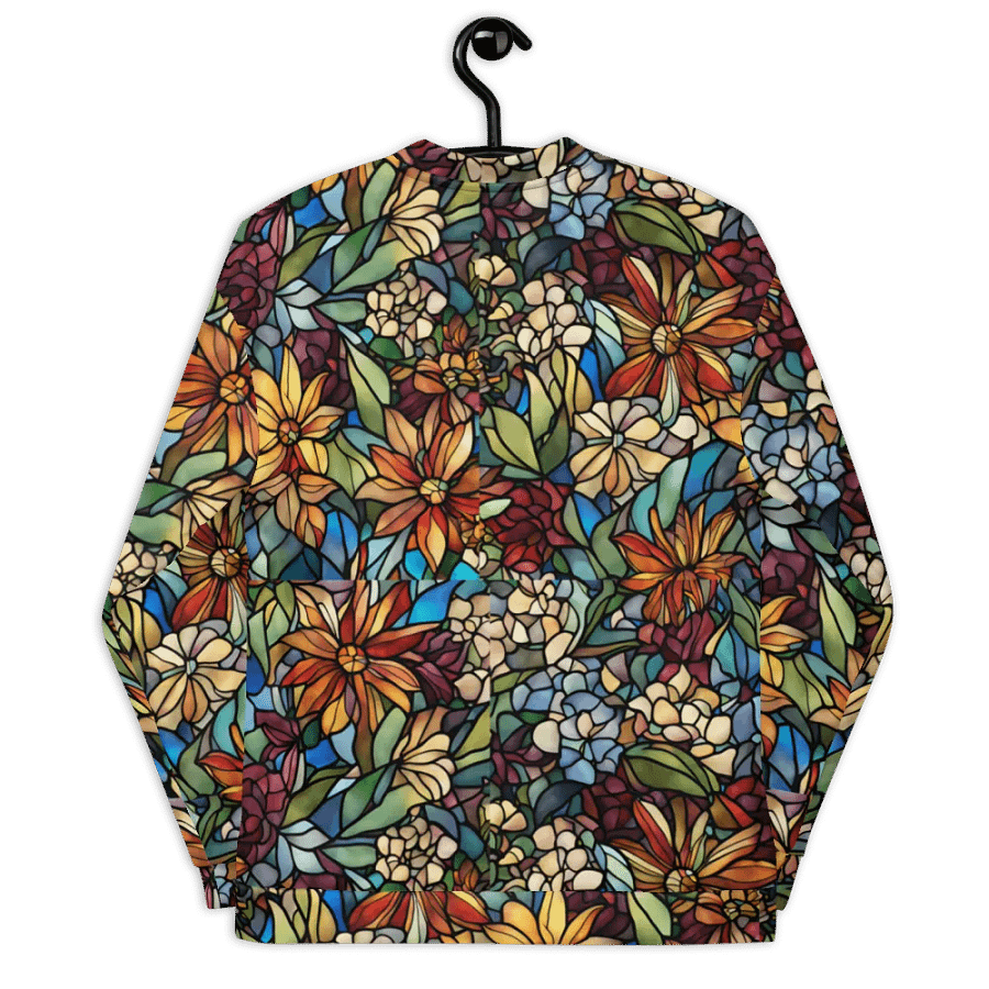 Phantasmagorical Floral Fiesta Bomber Jacket product image (8)