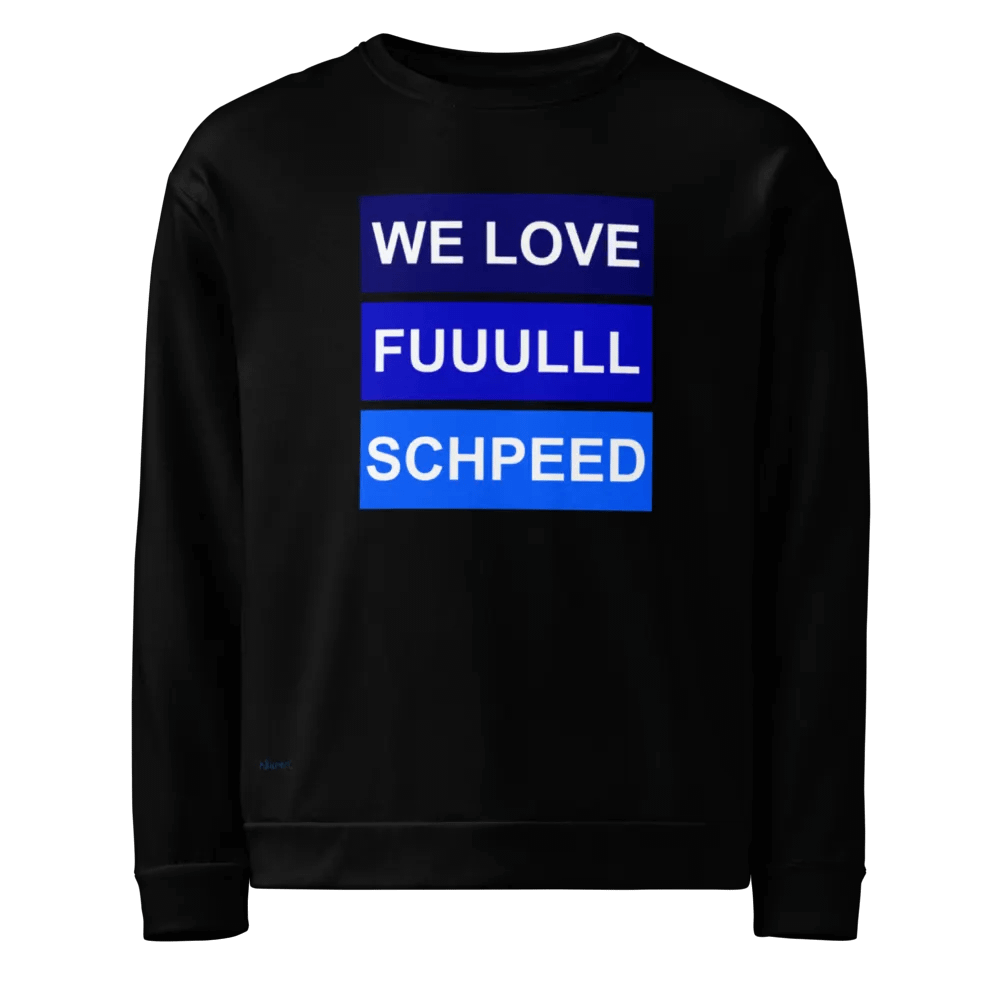 WE LOVE FULLSCHPEED BLUE Sweatshirt product image (1)