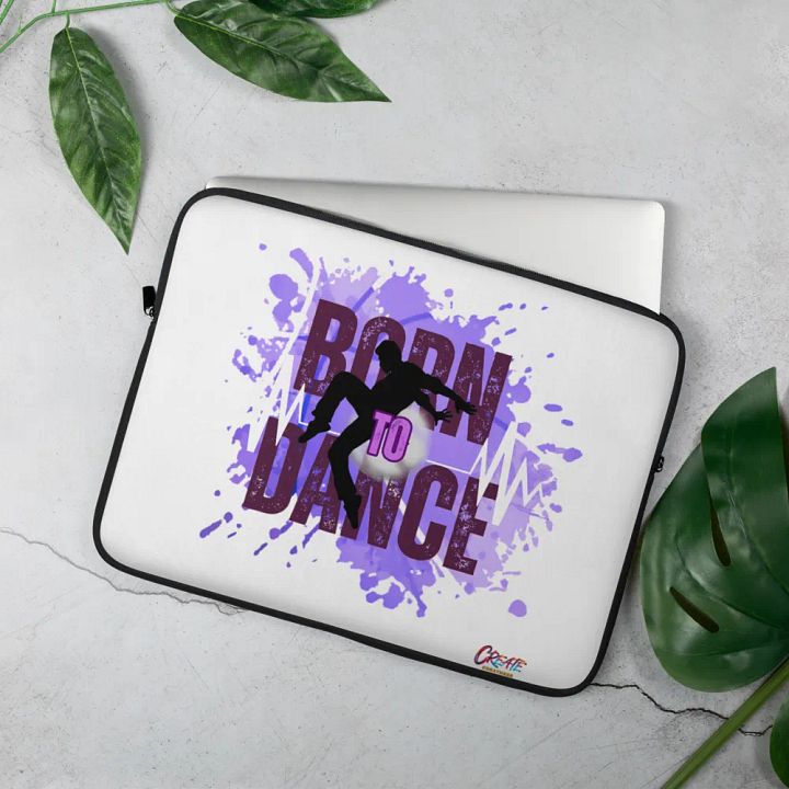 Born to Dance Inspired His Silhouette Laptop Sleeve product image (2)