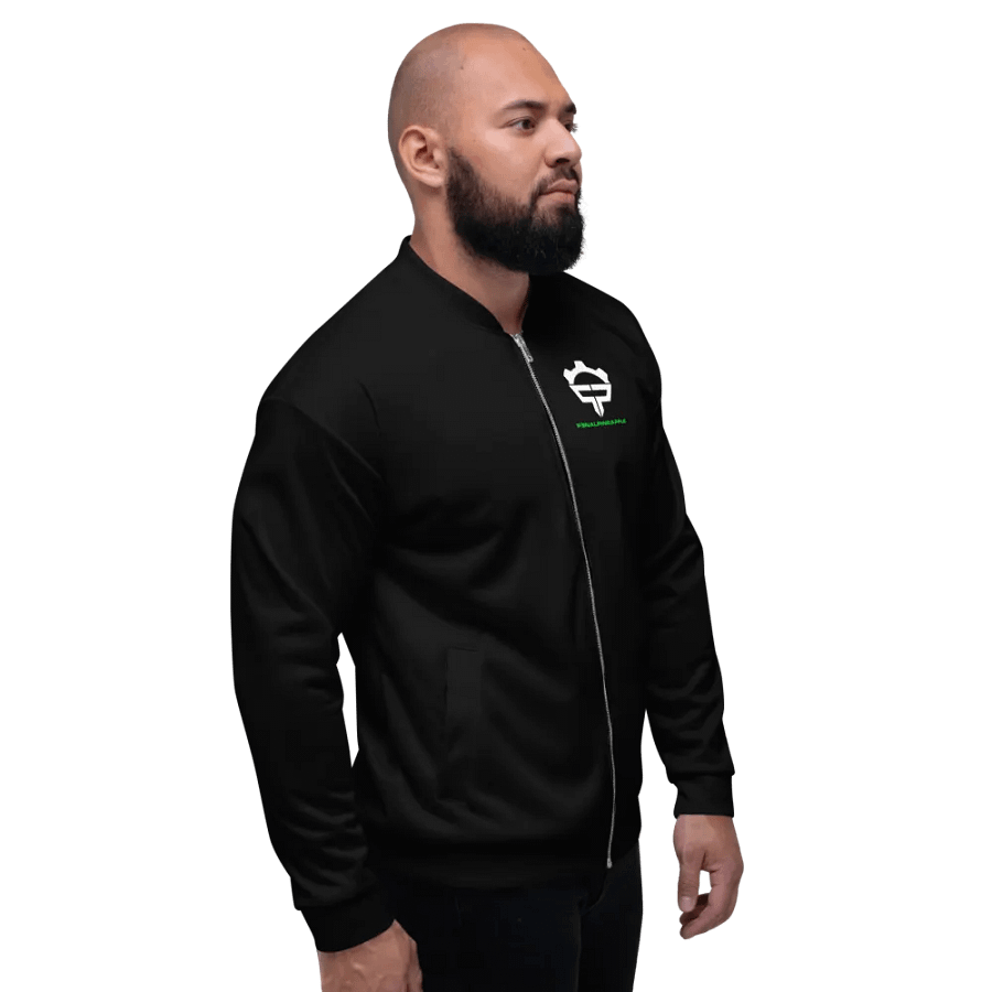 P3nAlPineapple - Black Bomber Jacket product image (12)
