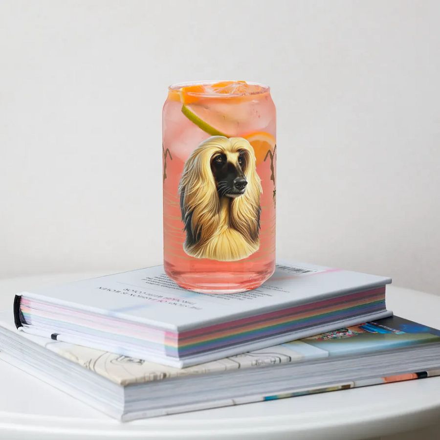 Ethereal Afghan hound Dreams Glass product image (34)