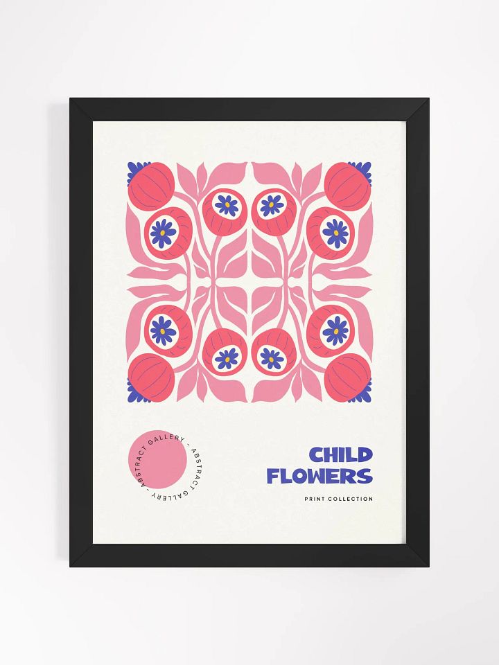 Child Flowers - Framed Poster product image (1)