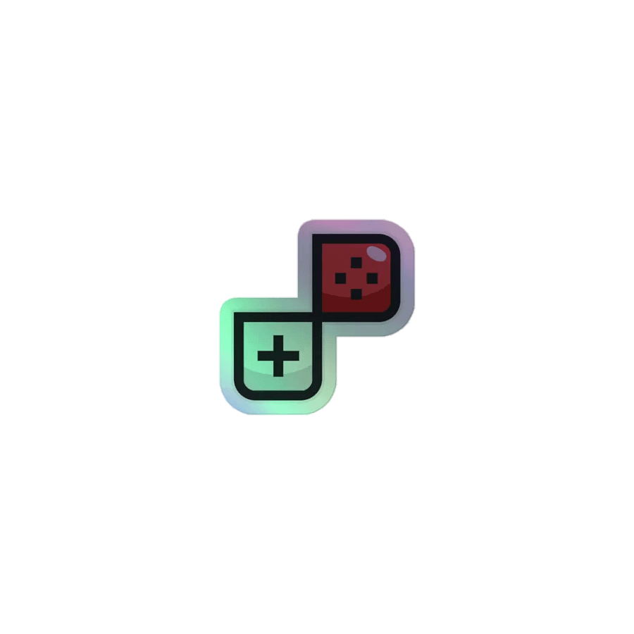 PilloleDiGamer (solo Logo) - Sticker Olografico product image (1)