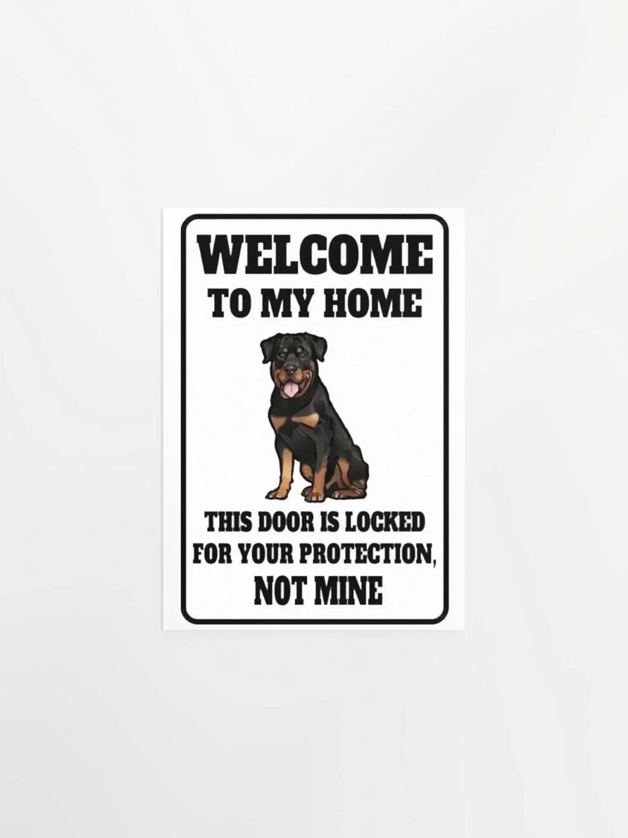 Rottweiler - This door is locked for your protection, not mine product image (4)