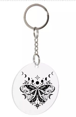 Moth (Style 2)  Key Chain! product image (4)