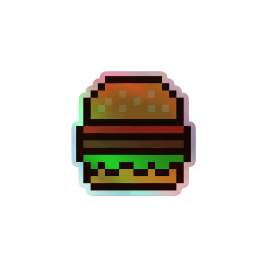 The Bun Hub Holographic Sticker product image (1)