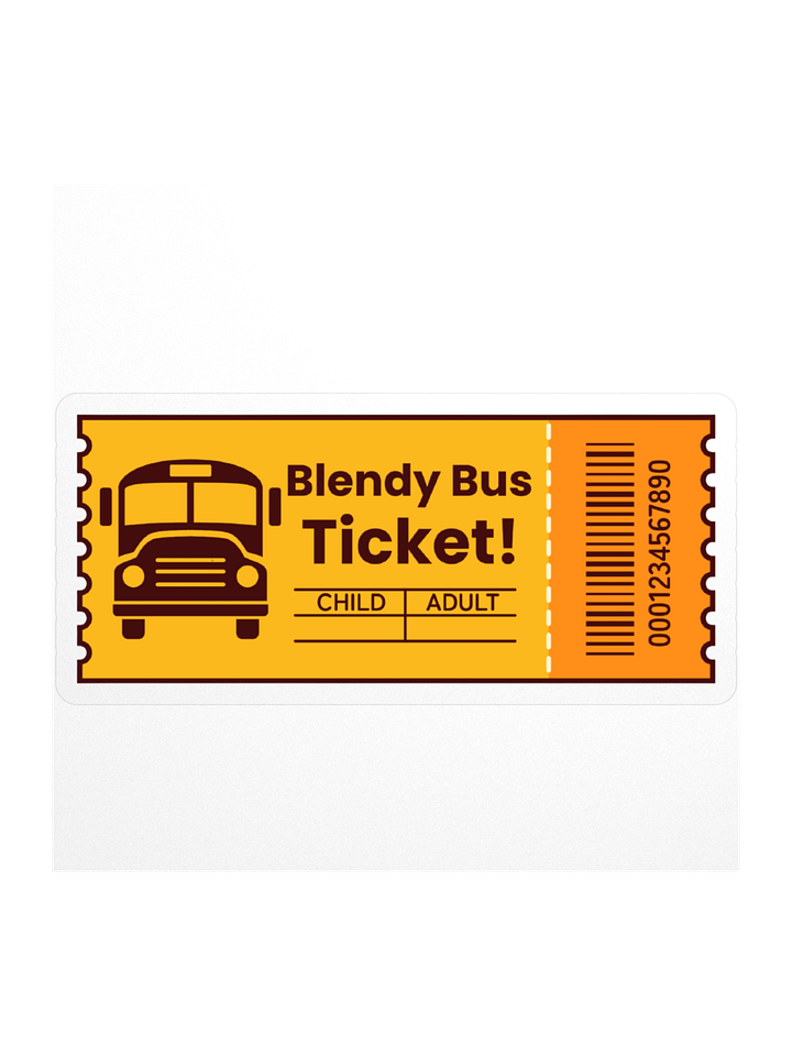 Blendy Bus Ticket product image (1)