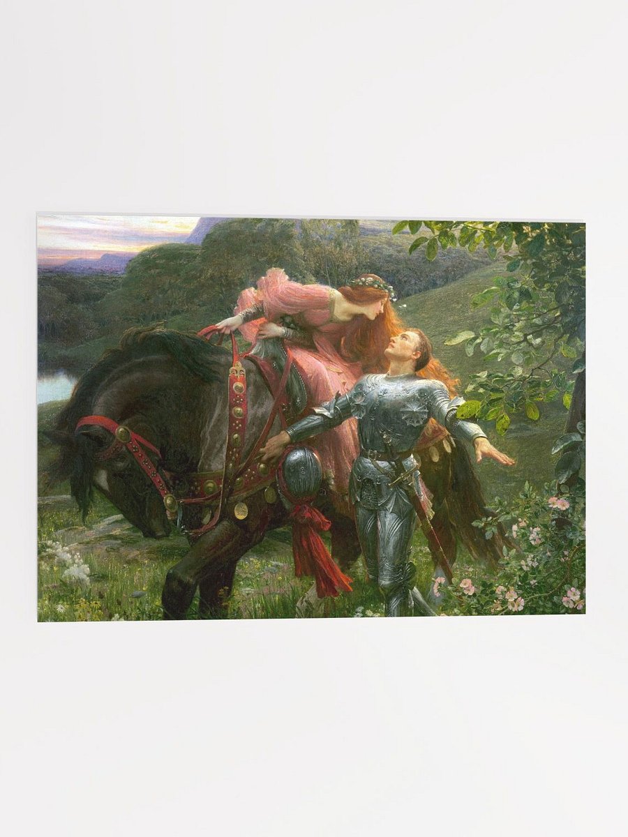 ''La Belle Dame sans Merci'' by Frank Dicksee Poster product image (4)