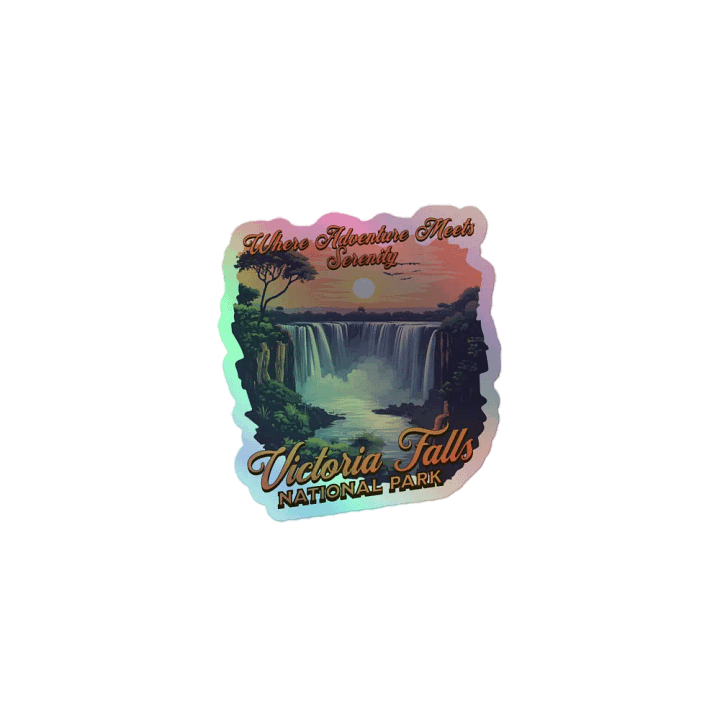 Victoria Falls Holographic Sticker Set product image (1)