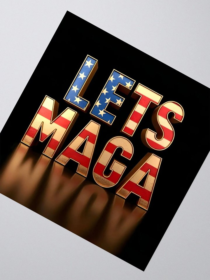 Patriotic LETS MAGA Vinyl Stickers product image (6)