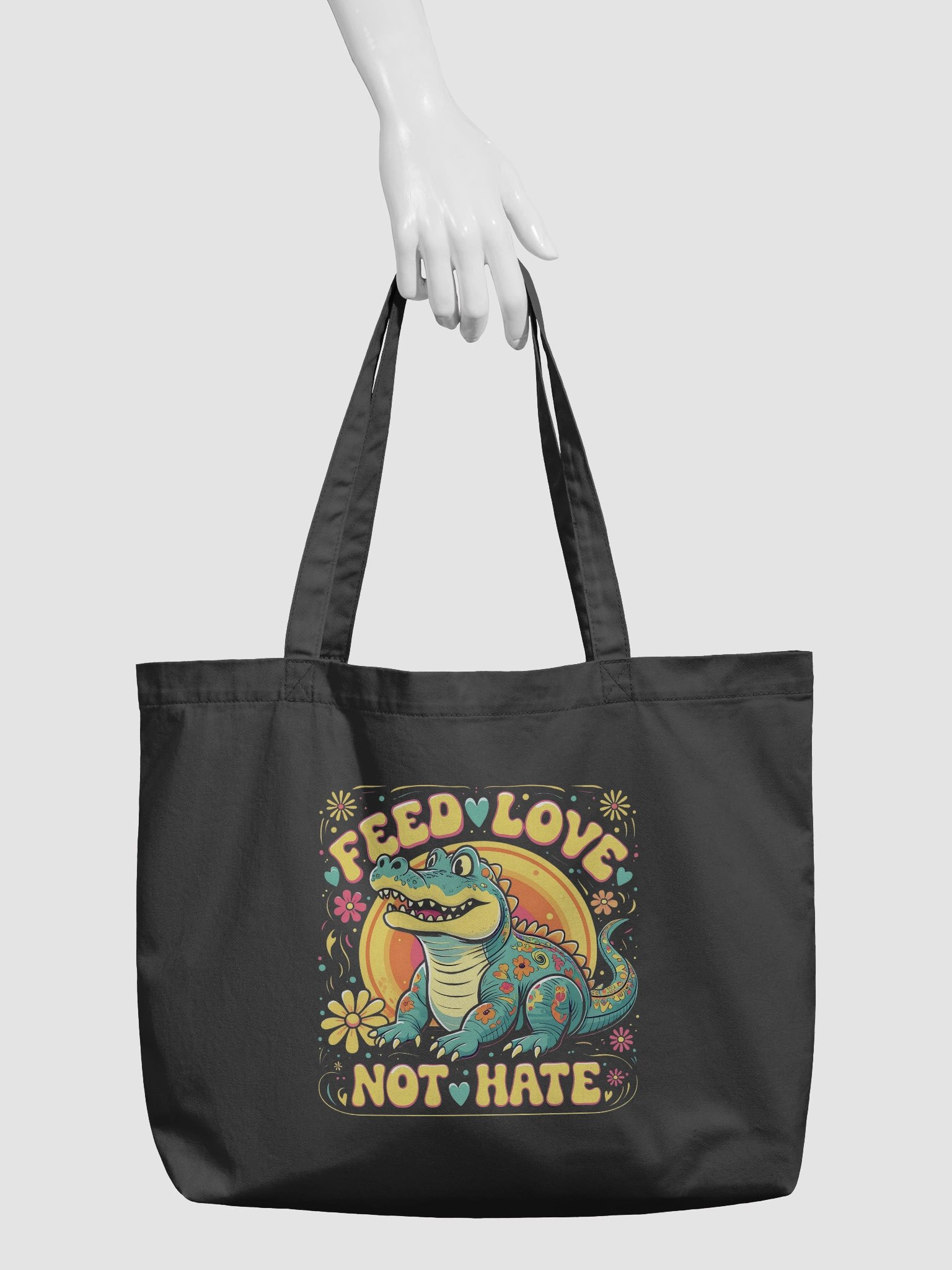 Floral Alligator Love Tote product image (3)