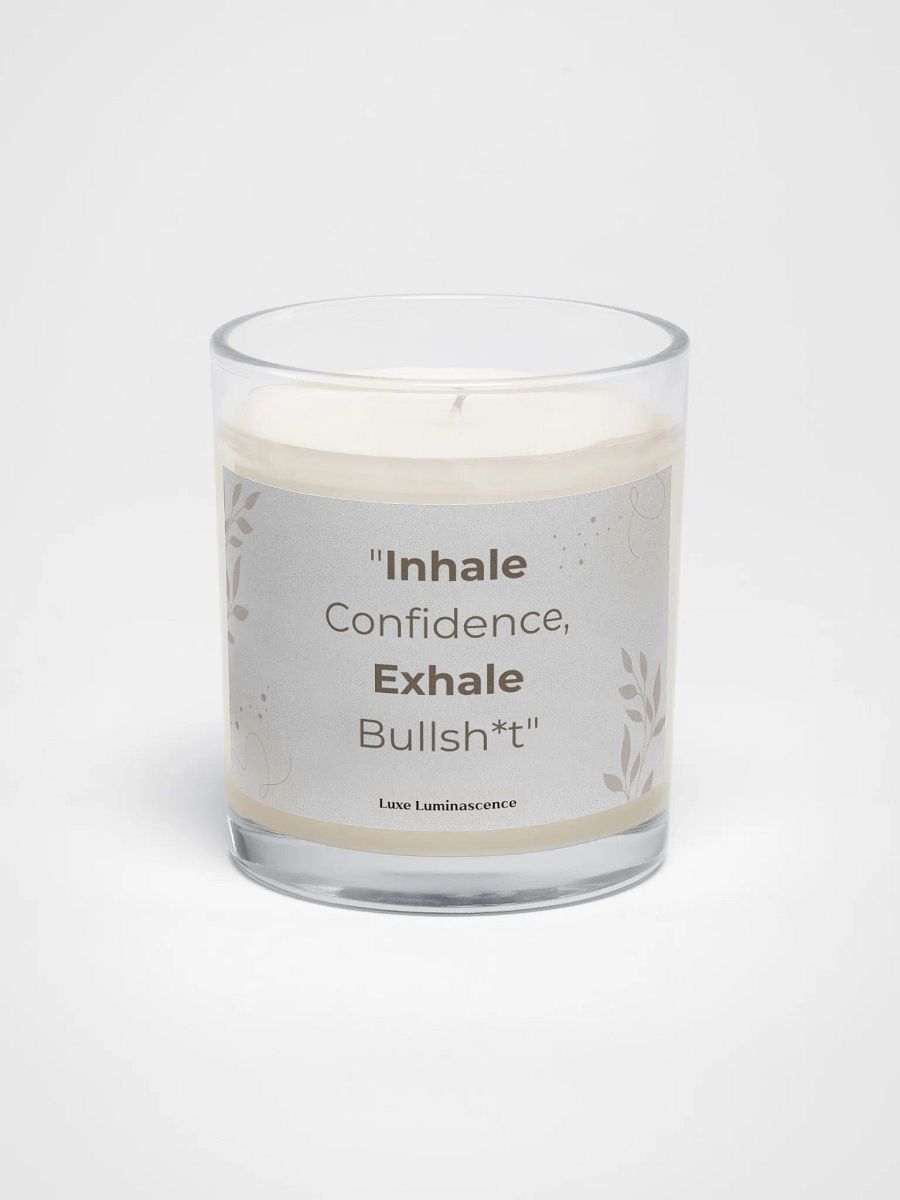 Confidence Infusion Funny Quote Candles product image (1)