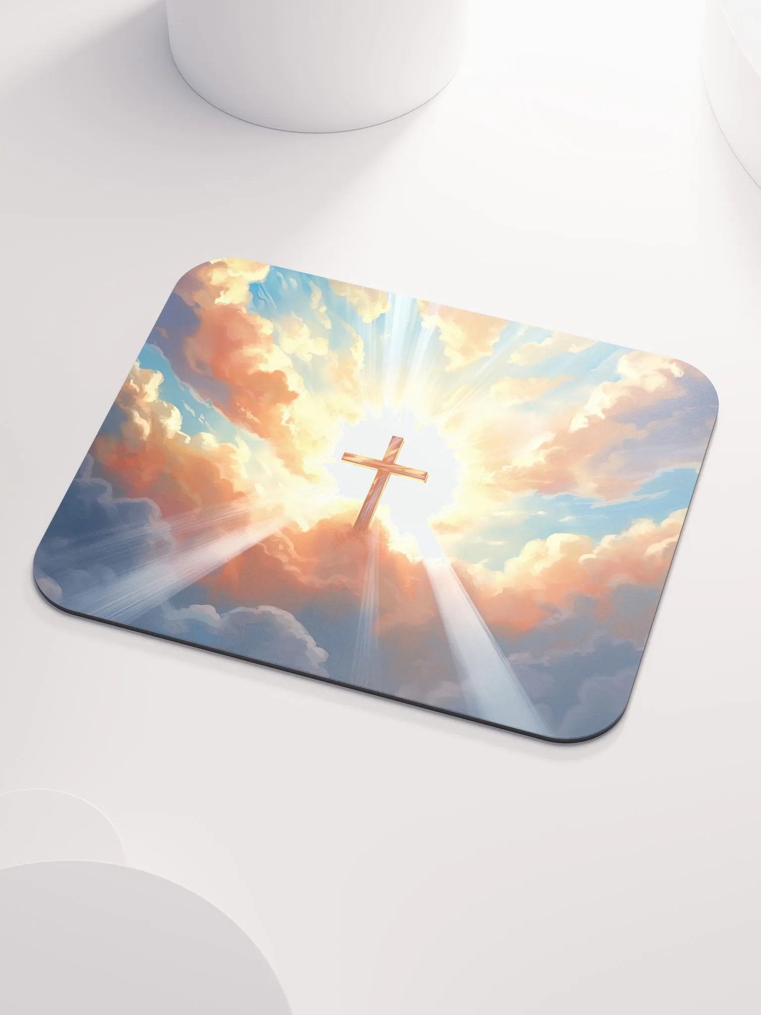Jesus is the Light Mouse Pad product image (3)