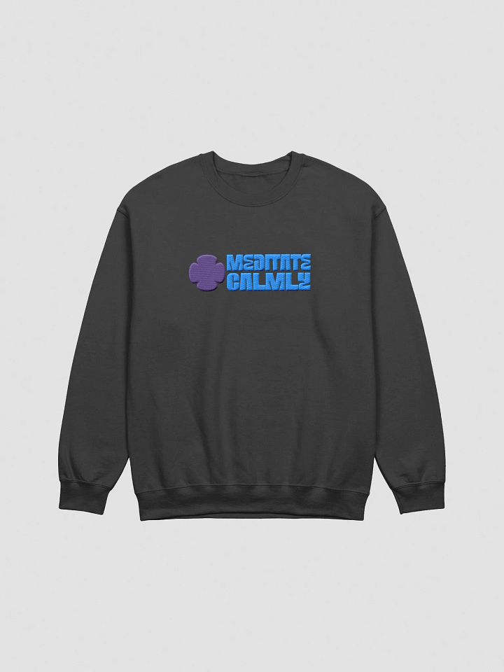 Meditate Calmly Logo Crewneck Sweatshirt product image (8)