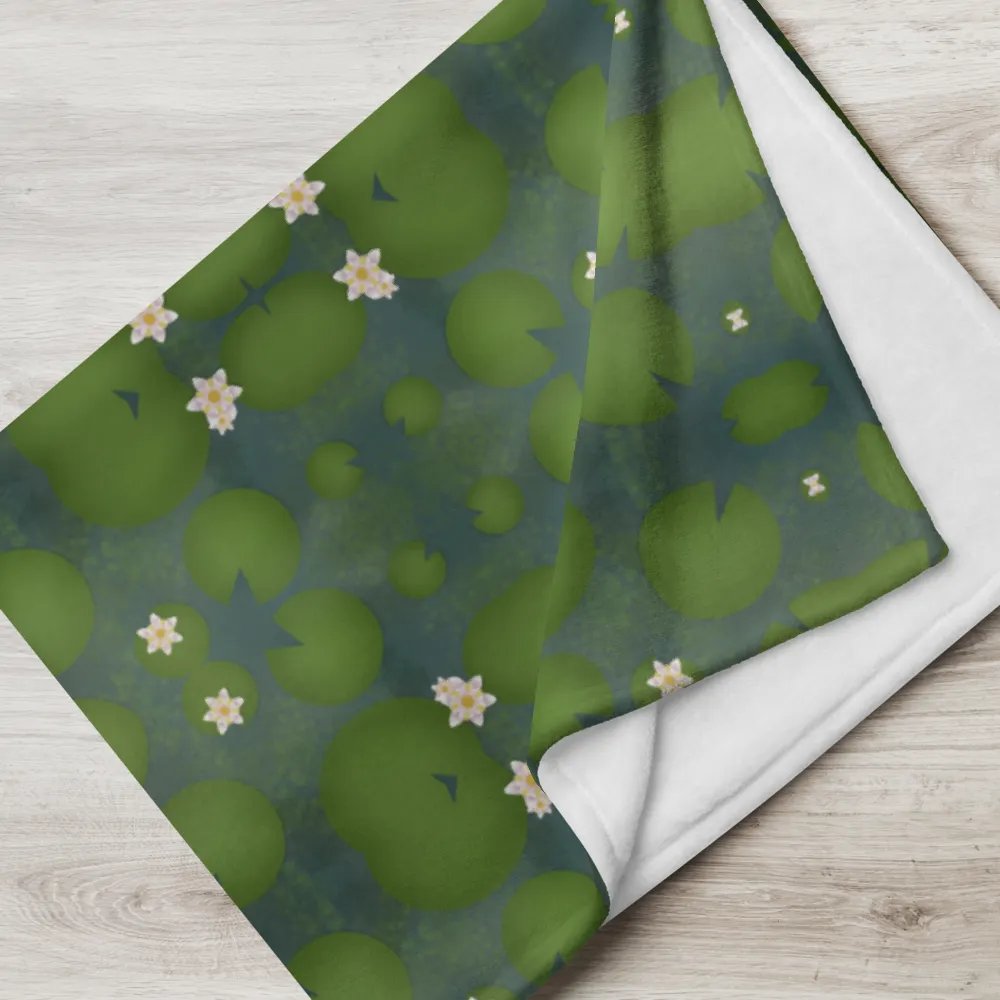 Lily Pond Throw Blanket ( 50