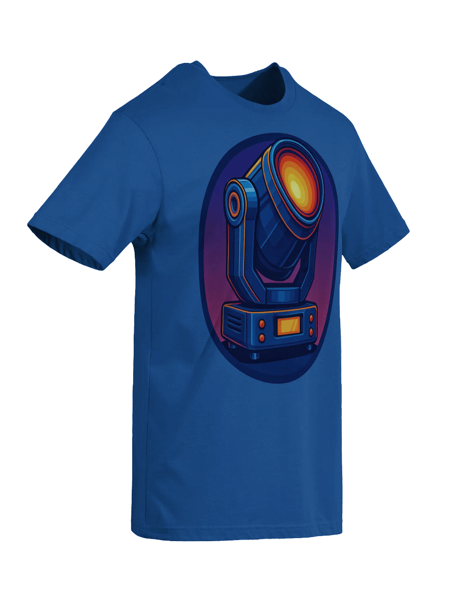 Theatrically Jerry: Colorful Mover Moving Head Light Blue T-Shirt product image (5)