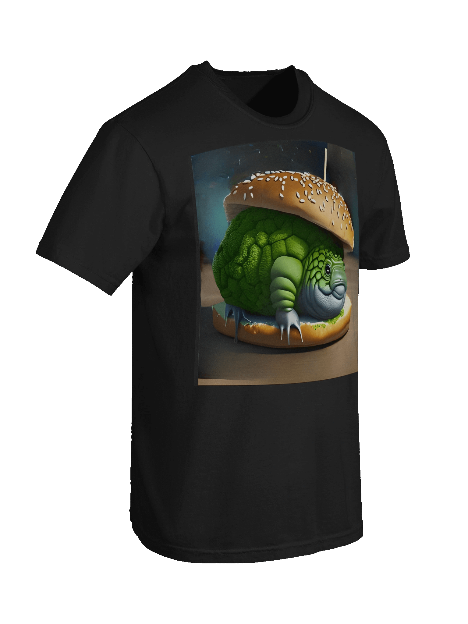 Tardigrade Burger Tee — “Water-Bear” Surreal Print product image (8)