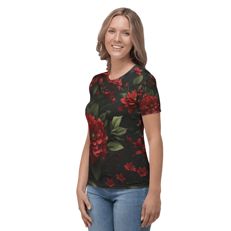 Harmony Bloom Women's Floral T-Shirt product image (6)
