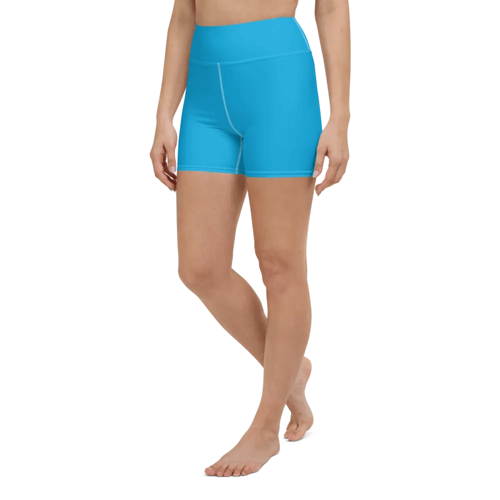 Sky Blue Yoga Shorts product image (5)
